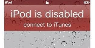 unlock a disabled ipod without itunes