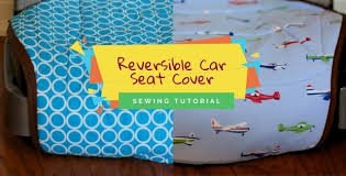 Reversible Car Seat Cover Free Sewing