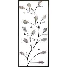 Silver Leaf Framed Branch Wall Decor Metallic Sold By At Home