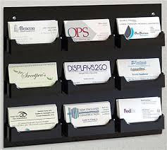 9 Pocket Business Card Holders Wall Mount