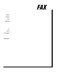 Free Fax Cover Sheets Templates Myfax Online Fax Service