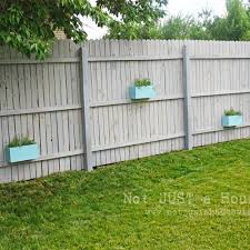 Planter Boxes On The Fence Stacy