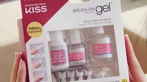 kiss brush on gel nail kit