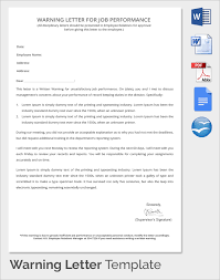 Sample Employee Termination Letter      Free Documents in PDF Letter to Criticize an Employee for a Decline in Performance DOWNLOAD at  http   