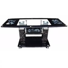 tempered glass center coffee table