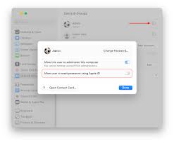 here is how to reset mac pword