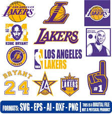 The logos below are in chronological order. Lakers Logos Pack Vectorisvg Multipurpose Svg Dxf Eps Ai Cricut Silhouette