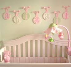 Baby name wall art usually hangs above the crib, but we love the idea of hanging it over the door, as kym o. 49 Baby Name On Wall Ideas Baby Names Nursery Baby