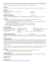 Electrical Engineer Resume Word Format Fresh Sample Resume For An