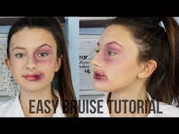 black eye bruise tutorial easy