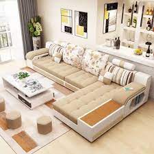 l shape 5 designer lounge sofa set