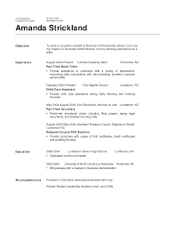 Sample Resume For Bank Jobs With No Experience   Gallery     Copycat Violence