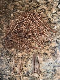 copper nails kill trees stumps art