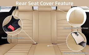 Pu Leather Car Seat Covers Airbag