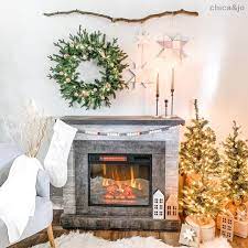 Cozy Scandinavian Fireplace