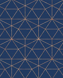 Awesome geometric wallpaper for desktop, table, and mobile. Copper And Navy Geometric 800x1000 Wallpaper Teahub Io