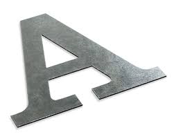 Galvanized Metal Letters For Crafts