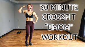 30 minute crossfit emom home workout