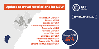 Due to increasing concerns of community transmission, burwood, strathfield and bayside local government areas (lga) will now have additional restrictions from 5pm today, in line with previously identified lgas of concern and 12 suburbs in penrith lga. Act Health On Twitter From 3pm Today The Act Public Health Direction Will Be Amended To Remove The Central Coast And Wollongong From The List Of Covid 19 Affected Areas In Nsw The
