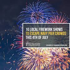 10 local firework shows to escape the