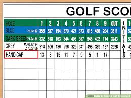 How To Read A Golf Scorecard 10 Steps With Pictures Wikihow