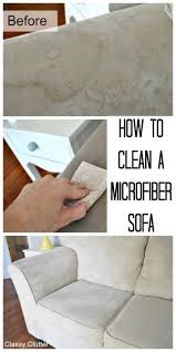 how to clean microfiber with