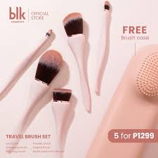 blk cosmetics daydream travel brush set