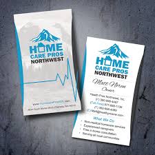 Have a colleague or a friend review your work by sending them a link to your design and let them access to collaborate. Homecare Pros Nw Medical Business Card Design Outdoor Advertising And Design Agency