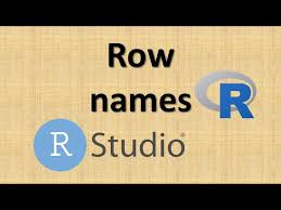 how to ign row names from a given