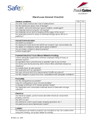 Cold store/ warehouse inspection checklist. Warehouse Audit Checklist Warehouse Forklift