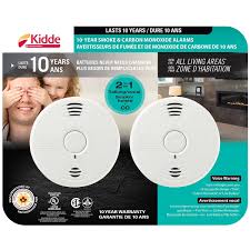 Carbon monoxide is a colorless, odorless and tasteless poison gas that can be fatal when inhaled. Kidde 10 Year Battery Operated Talking Smoke And Carbon Monoxide Alarm 2 Pack