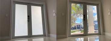 Miami Smart Entry Door Smart Glass