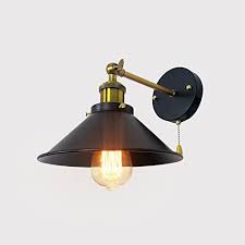 Light Farmhouse Lamp Pull Chain