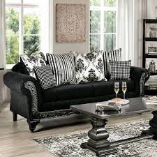 luciano sofa in black by furniture of