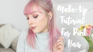 make up tutorial for pink hair emily