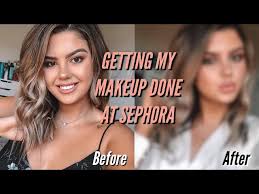my makeup done at sephora fave songs