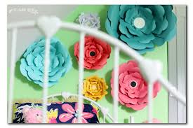 Large Paper Flower Wall Decor
