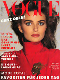 Exactly 40 years after my very first (german) vogue cover at the age of sixteen, here is a new one. Paulina Porizkova Throughout The Years In Vogue Paulina Porizkova Vogue Germany Vogue Covers