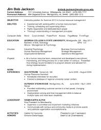 Objective In Resume For Job Psychology Resume Objective Resume