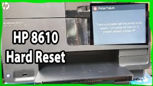 how to fix hard reset hp officejet pro