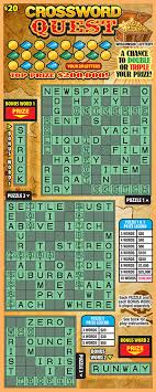 Make a crossword puzzle to print with text clues, image clues and an option to also add a word search to your worksheet. All Instant Games Wisconsin Lottery