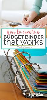 how to create a budget binder that