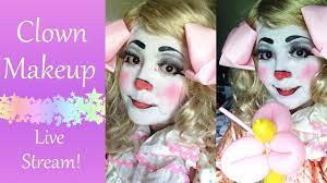 whiteface clown makeup live you