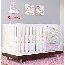 just born crib bedding set botanica