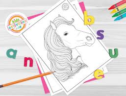 free printable horse coloring pages