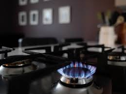blue flame on your cooker hob