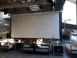 motorized electric projector screen