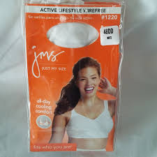 Details About Just My Size Active Lifestyle Wire Free Bra