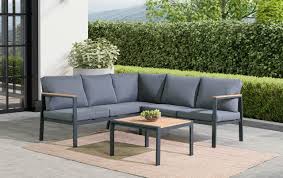 Rossio Outdoor 4 Piece Sectional Sofa