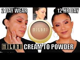 2 day wear milani cream to powder